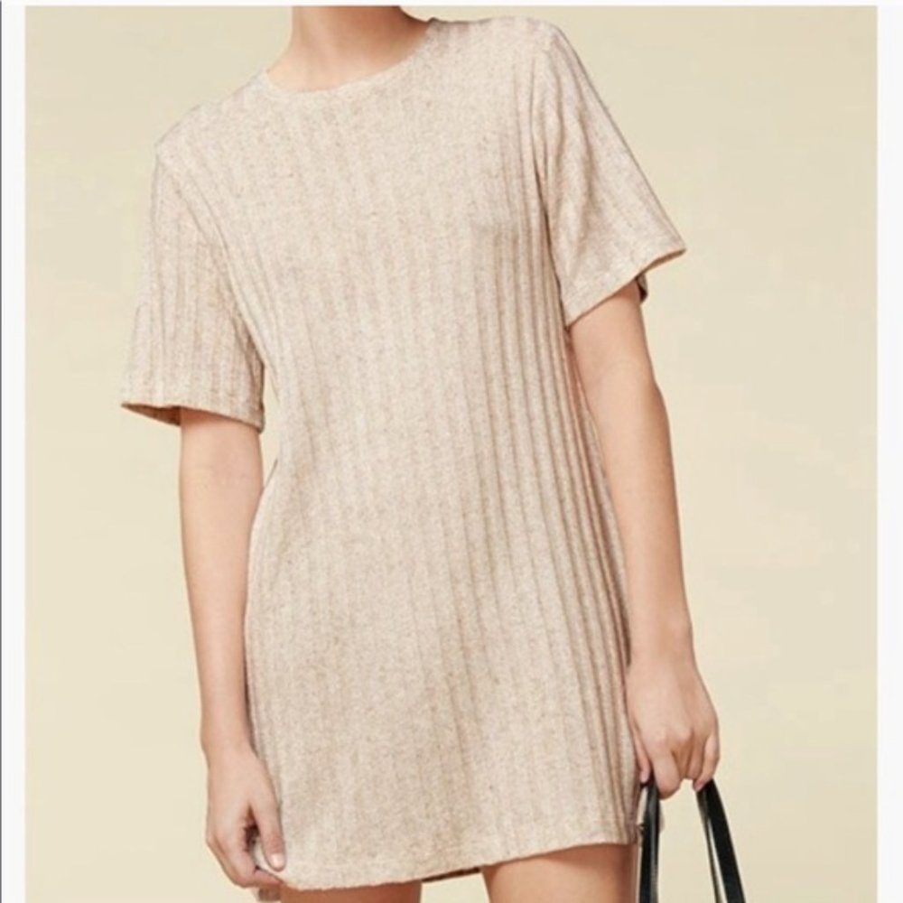 Reformation Banbrook Dress (Natural, Size S)